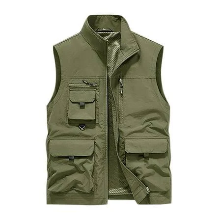 outerwear Men's Lightweight Breathable Utility Waistcoat Walmart - MenVogueClothing $30.8
