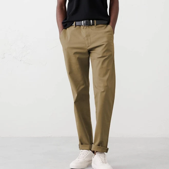 pants Men's Slim-Straight Lived-In Chino Banana Republic Factory $57