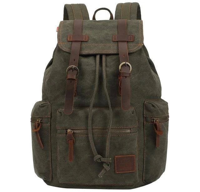 bag Men's Vintage Canvas Backpack More than a Backpack $65.92
