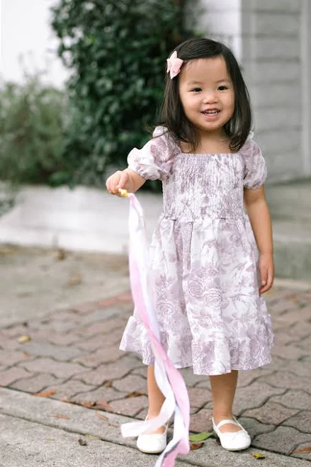 dress Morning Lavender Mini Marie Smocked Dress Morning Lavender $42.99