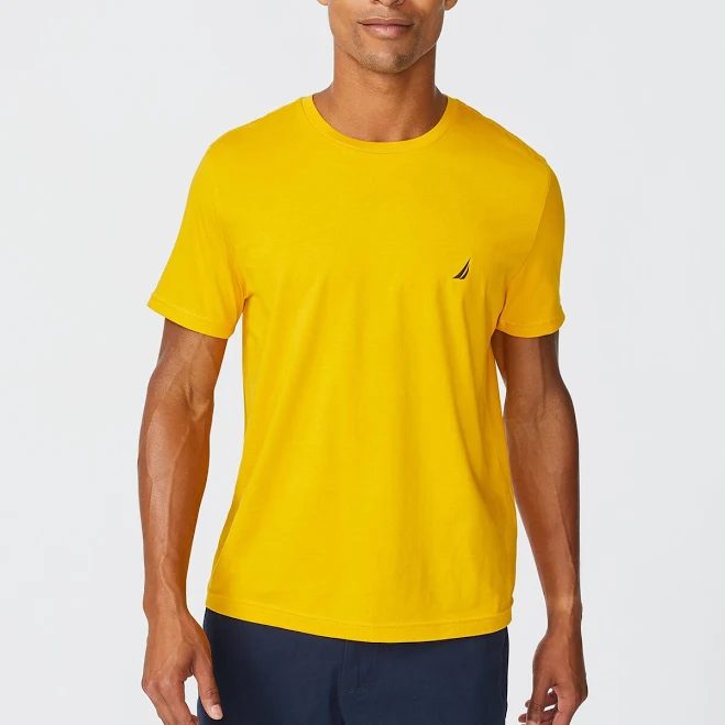 top Nautica Mens Solid Crewneck T-Shirt Nautica $11.98