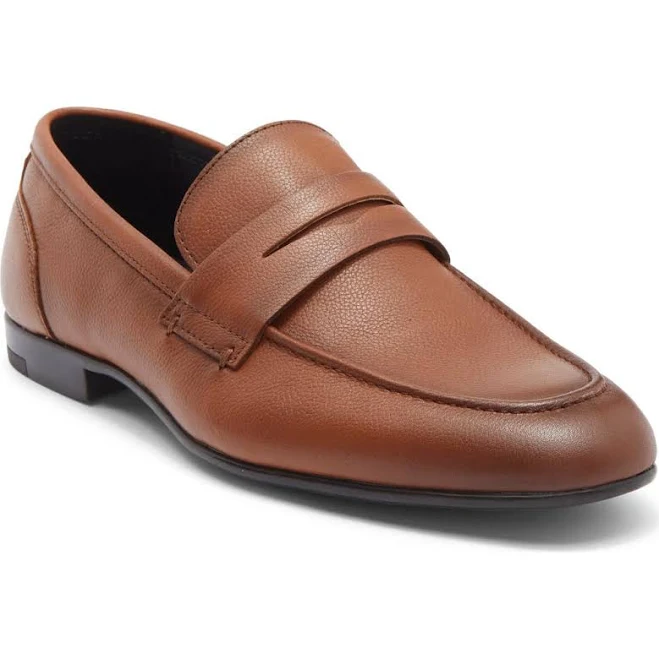 shoes NORDSTROM RACK Sullivan Penny Loafer in Brown Leather at Nordstrom Rack, Size 9.5 Nordstrom Rack $69.97