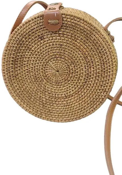bag Novum Crafts Women's Boho Wicker Woven Rattan Bag eBay - jeanincintro_0 $24.5