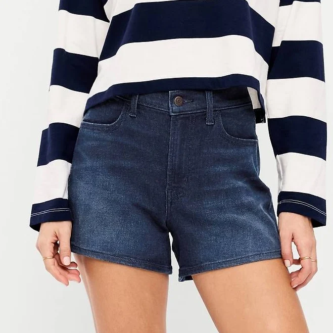 shorts Old Navy Women's High-Waisted 4-Inch Jean Shorts Old Navy $15