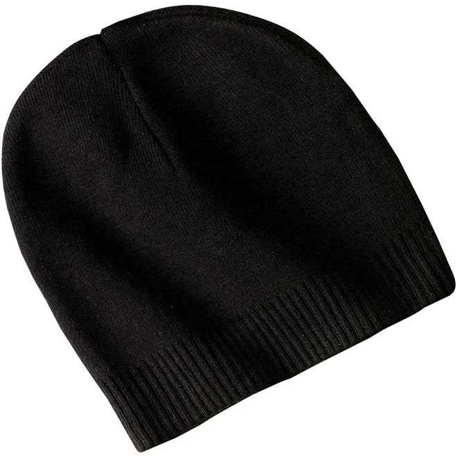 accessory Port Authority 100% Cotton Beanie CP95 BlankCaps.com $6.44