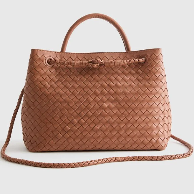 bag Quince Handwoven Italian Leather Satchel Quince $154