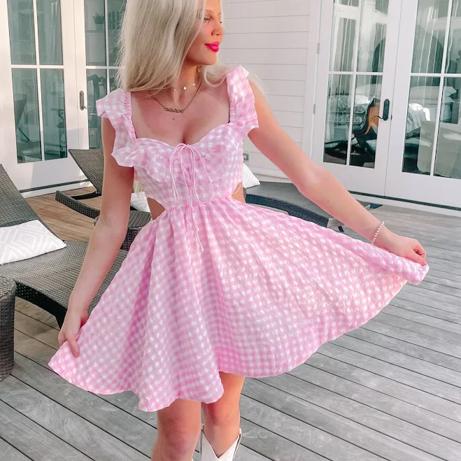 dress Sassy Shortcake Life in The Dreamhouse Gingham Dress Sassy Shortcake $78