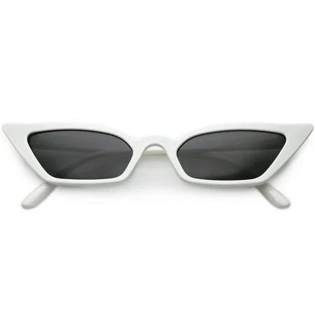 accessory Sunglass LA Women's Thin Extreme Cat Eye Rectangle Sunglasses Walmart - zeroUV $11.99
