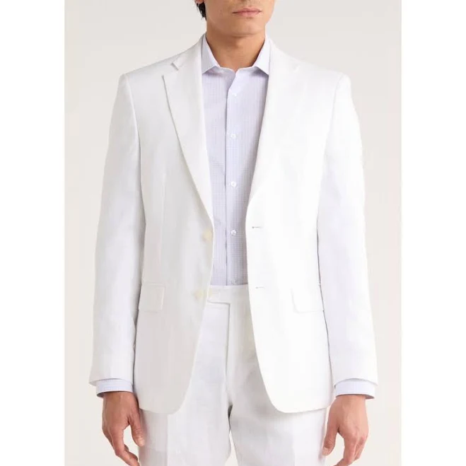 blazer Tommy Hilfiger Men's Modern-Fit Linen Sport Coat Nordstrom Rack $179.97