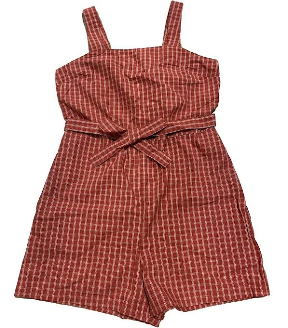 romper United by Blue Women's Gingham Organic Retro Romper eBay - kalleyomalley $19.99