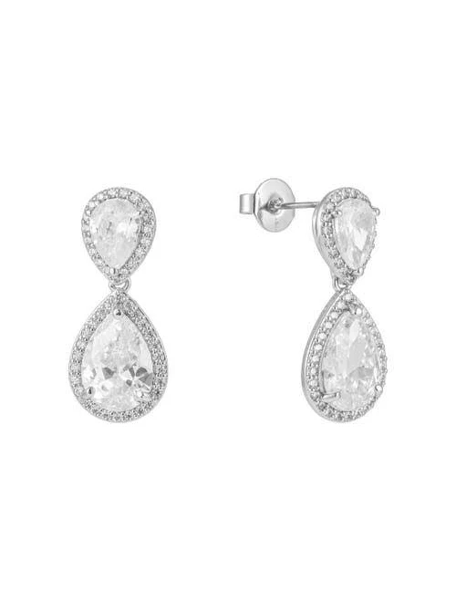 accessory Untamed Petals Aspen Crystal Drop Earrings in Gold Nordstrom $98