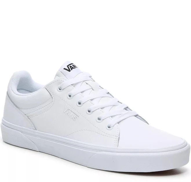 shoes Vans Seldan Men's Sneakers Black/White DSW $69.99