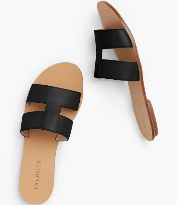 shoes Women's Talbots Hannah Vachetta Leather Slides Talbots $47.7