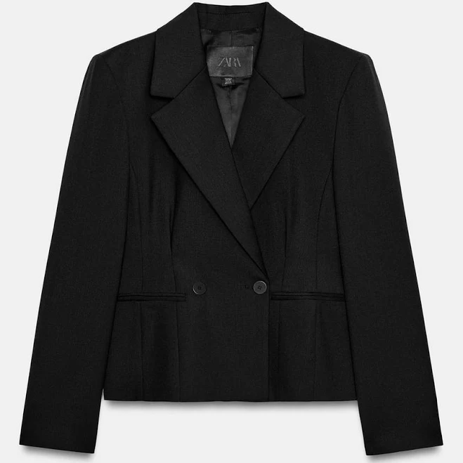 outerwear Zara Wool Blend Tailored Blazer Zara USA $149